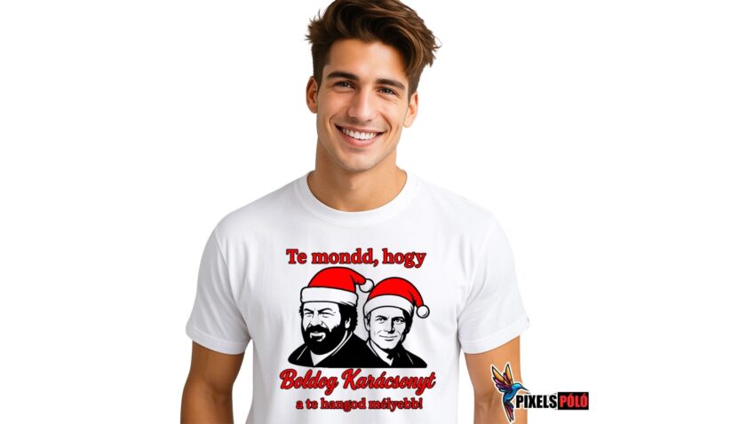 Egyedi vicces póló a Pixelspolo.hu pólónyomtatás kínálatában